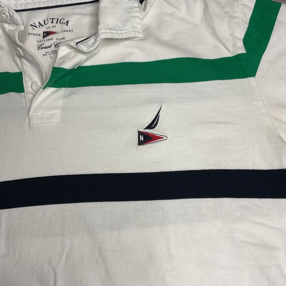 Nautica 1983 Sailing Club Polo Collared Shirt Size Large - Picture 2 of 8